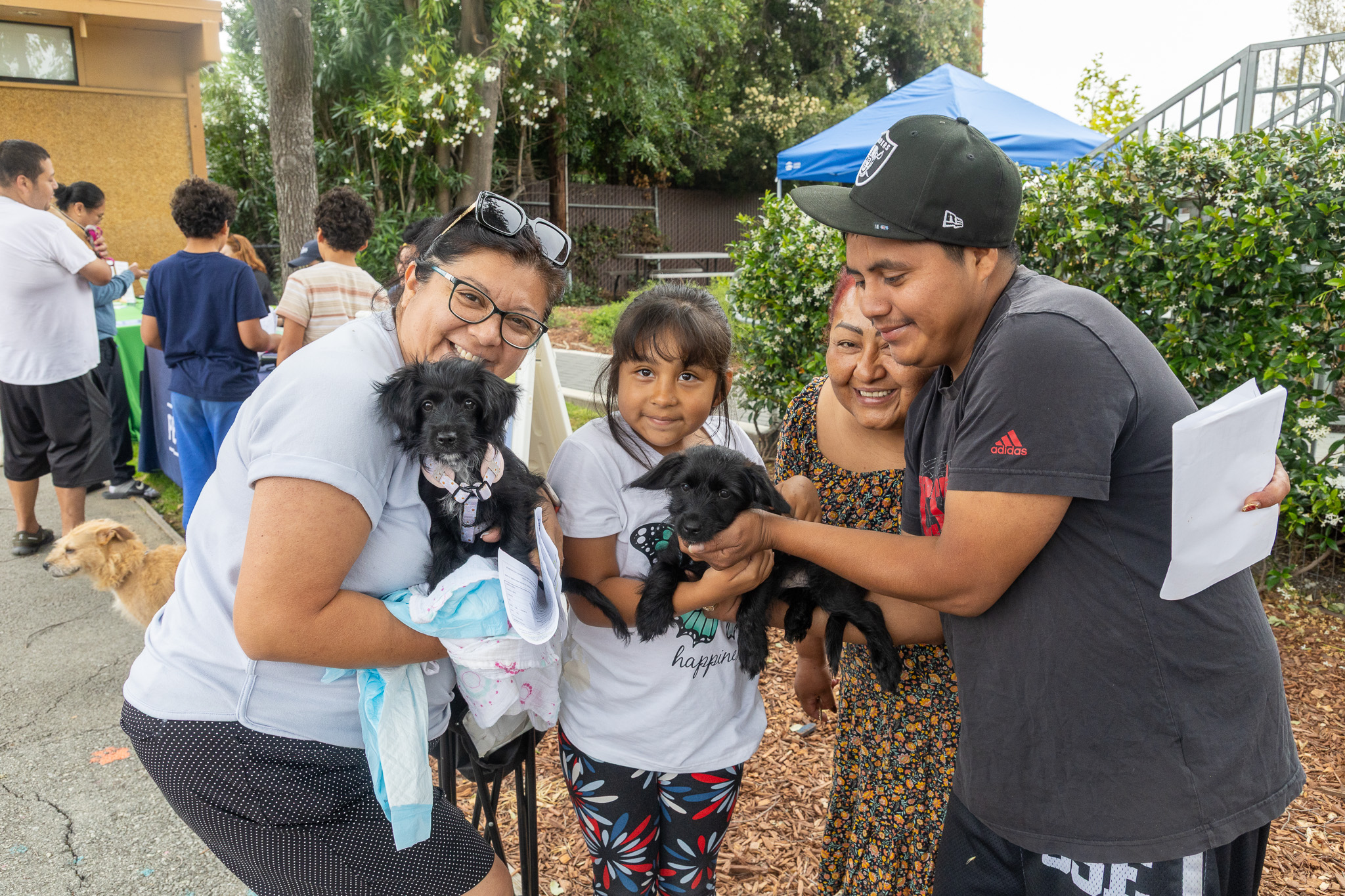 Clients at the 4th Annual Pet Care Assistance Day